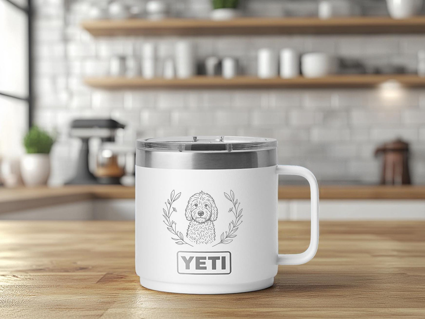 Custom Pet Tumbler – Engraved on Yeti Mug