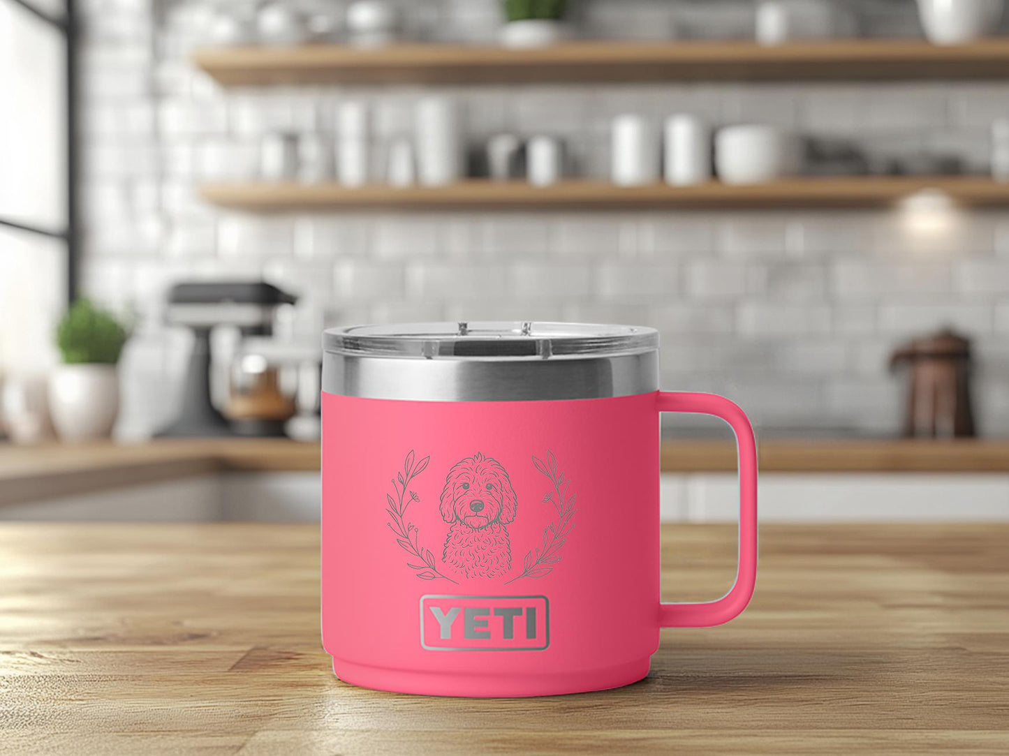Custom Pet Tumbler – Engraved on Yeti Mug