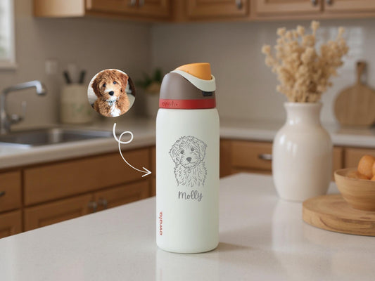 Custom Pet Tumbler – Engraved on Owala Tumbler