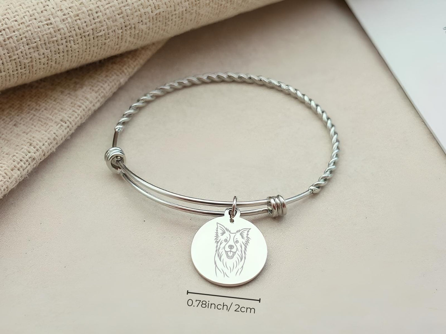 Custom Pet Portrait Bracelet, Pet Portrait Bracelet, Pet Loss Grief Gift, Pet Memorial Bracelet, Personalized Pet Jewelry