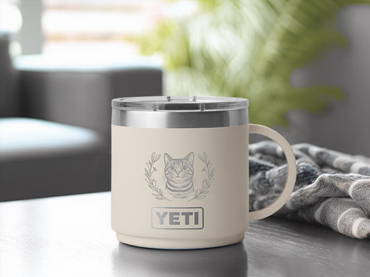Custom Pet Tumbler – Engraved on Yeti Mug