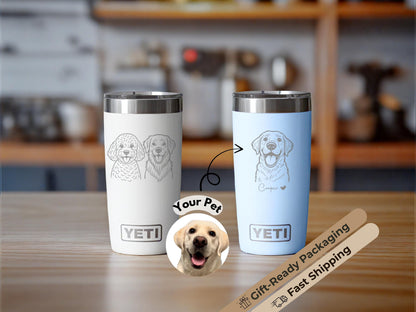 Custom Pet Tumbler – Engraved on YETI Tumbler