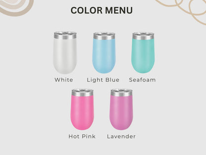 Custom Wine Tumbler from Photo, Engraved Personalized Wine Cup with Lid, Gift for Couple Family or Friends, Custom Photo Tumbler