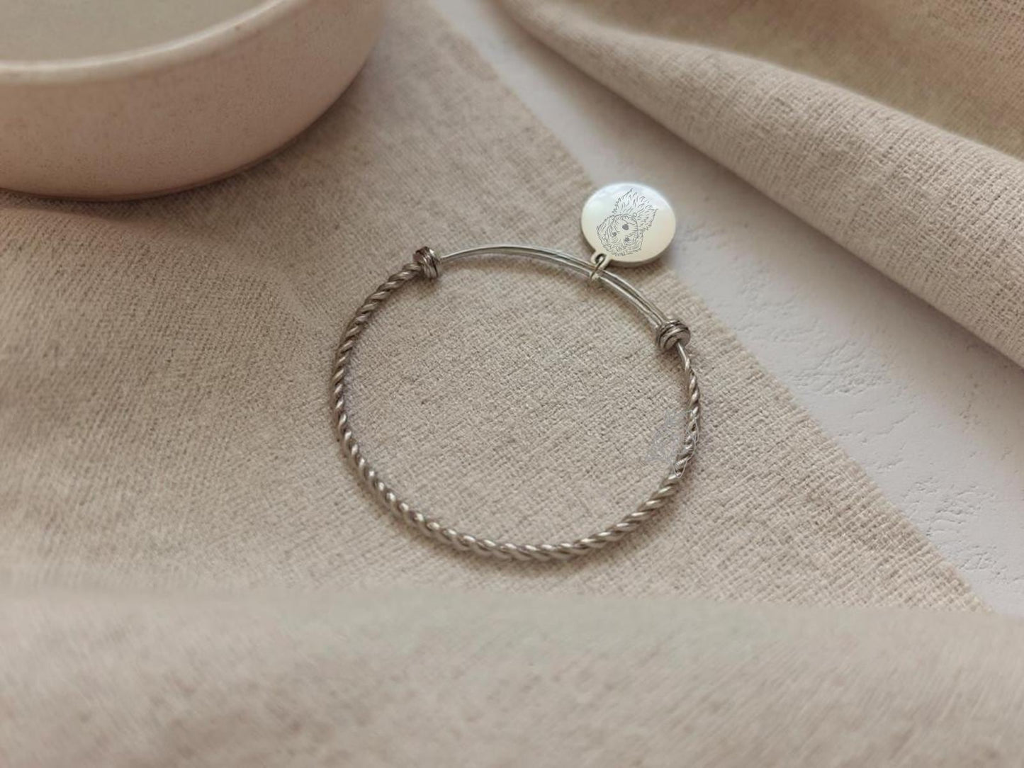 Custom Pet Portrait Bracelet, Pet Portrait Bracelet, Pet Loss Grief Gift, Pet Memorial Bracelet, Personalized Pet Jewelry