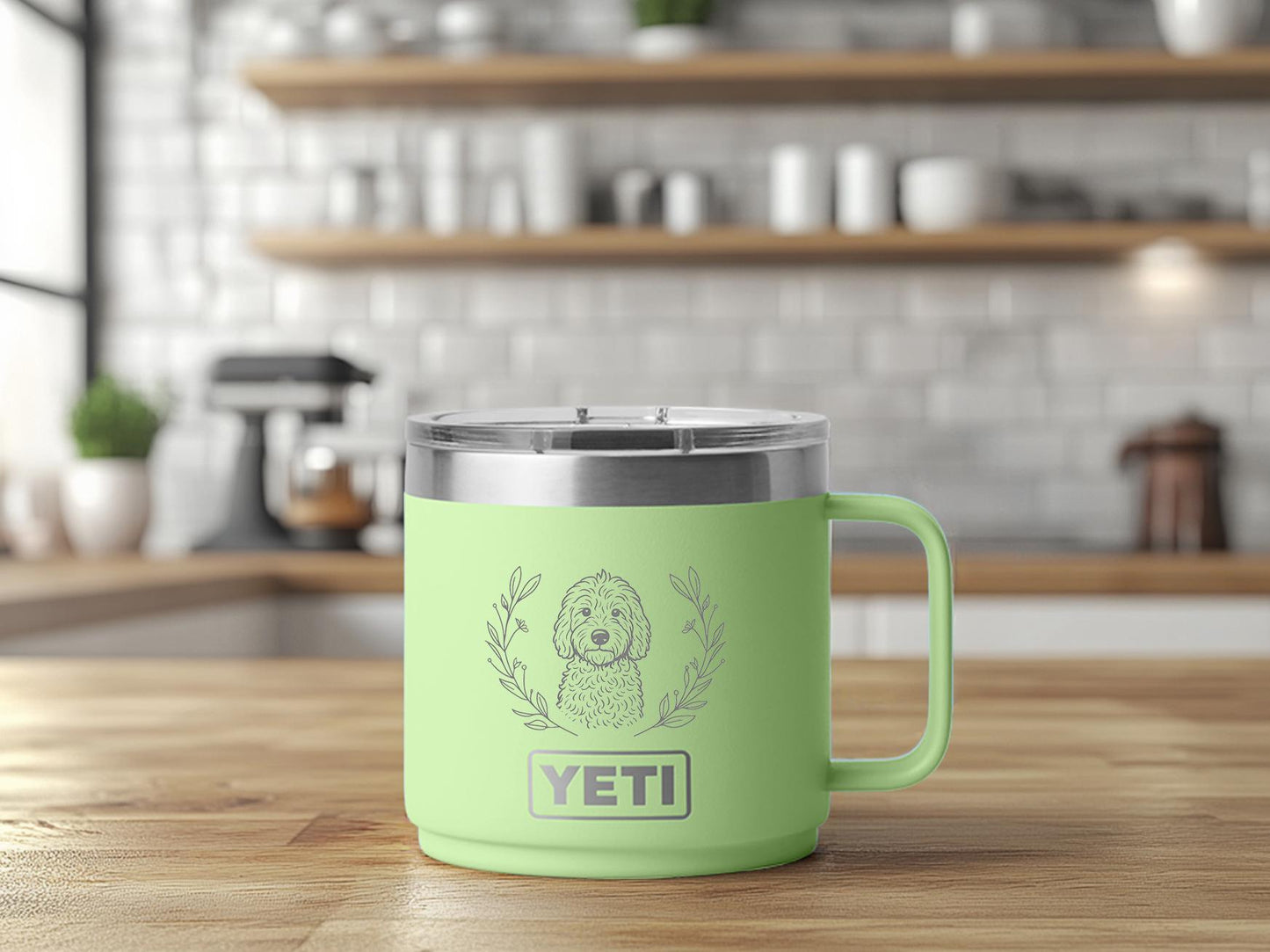 Custom Pet Tumbler – Engraved on Yeti Mug