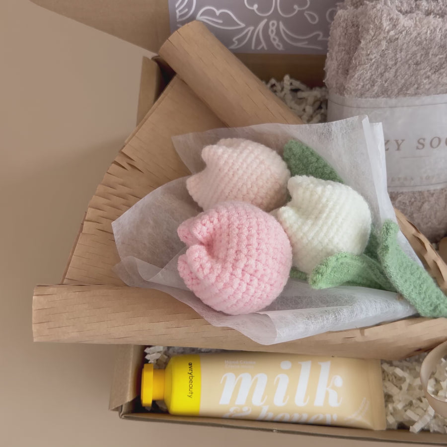 Postpartum care package for new mom – Bloom gift box video