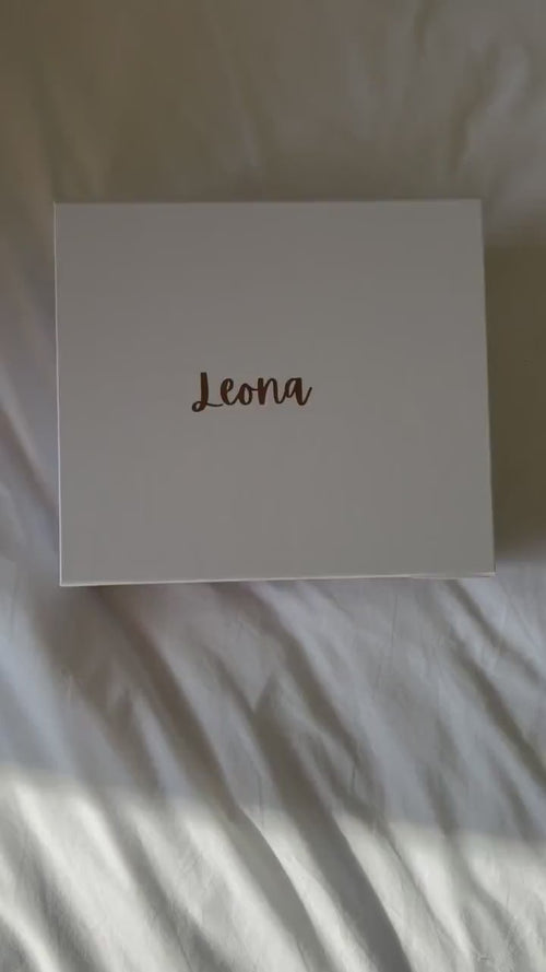 Customer photo from Johanna's review – birth month flower gift box unboxing